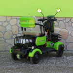 Мини триместна електрическа четириколка MaxMotors A9 GREEN, 1500W, 48V/20Ah - Image 4