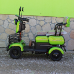 Мини триместна електрическа четириколка MaxMotors A9 GREEN, 1500W, 48V/20Ah - Image 6
