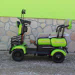 Мини триместна електрическа четириколка MaxMotors A9 GREEN, 1500W, 48V/20Ah - Image 7