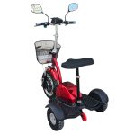 Електрическа триколка Max Motors A2, 750W, 48V, червена - Image 3