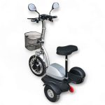 Електрическа триколка Max Motors A2, 750W, 48V, сива - Image 3