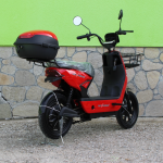 Двуместен електрически скутер с педали AK-Z6, 750W, 48V, N1, Red - Image 3