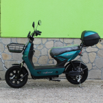 Двуместен електрически скутер с педали AK-Z6, 750W, 48V, N1, Green - Image 4