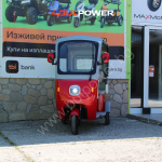 Електрическа триместна триколка Max Motors NEW GOLF RED - Image 3