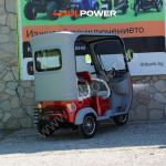 Електрическа триместна триколка Max Motors NEW GOLF RED - Image 5