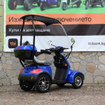 Електрическа четириколка с покрив Max Motors FM4 BLUE, 1500W, 60V, 20Ah - Image 3